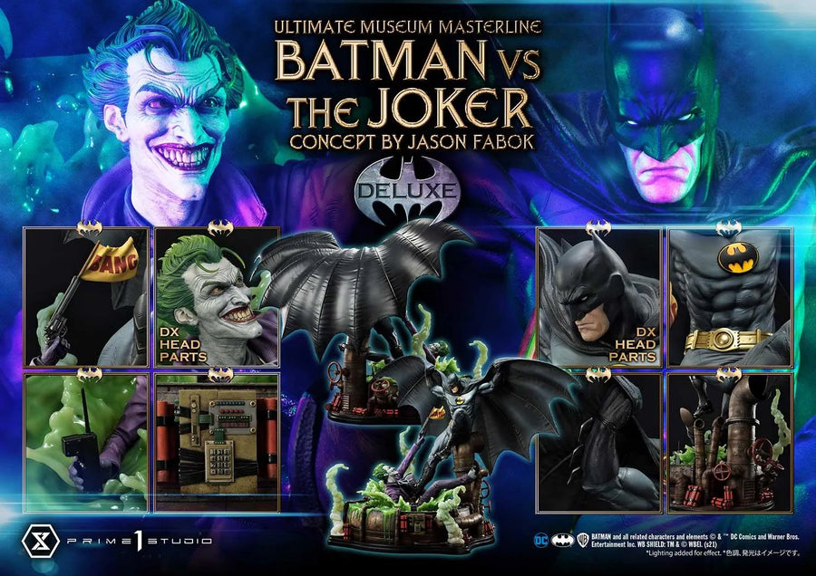 Batman Versus The Joker (Deluxe Bonus Version) Batman (Comics) – Prime1Studio – ActionFigure Brasil