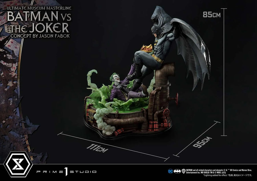 Batman Versus The Joker (Deluxe Bonus Version) Batman (Comics) – Prime1Studio – ActionFigure Brasil