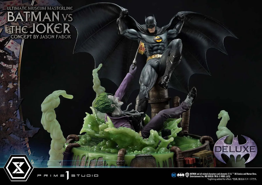 Batman Versus The Joker (Deluxe Bonus Version) Batman (Comics) – Prime1Studio – ActionFigure Brasil