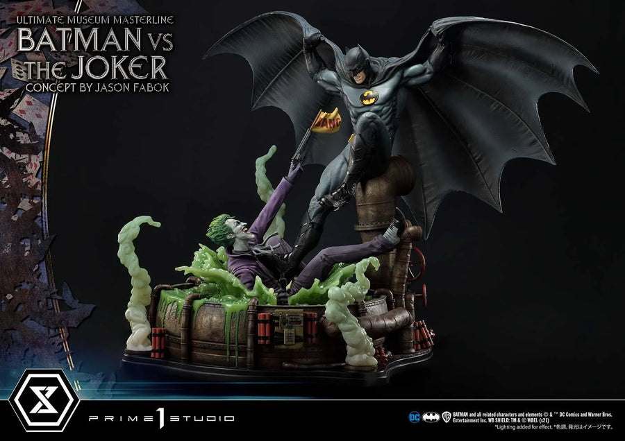 Batman Versus The Joker (Deluxe Bonus Version) Batman (Comics) – Prime1Studio – ActionFigure Brasil