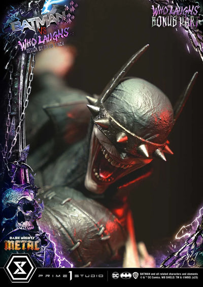 Batman vs Batman Who Laughs (Deluxe Bonus Version) - LIMITED EDITION: 30 (Deluxe Bonus Version) – Prime 1 Studio – ActionFigure Brasil — embalagem