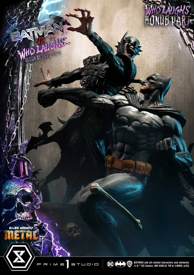 Batman vs Batman Who Laughs (Deluxe Bonus Version) - LIMITED EDITION: 30 (Deluxe Bonus Version) – Prime 1 Studio – ActionFigure Brasil