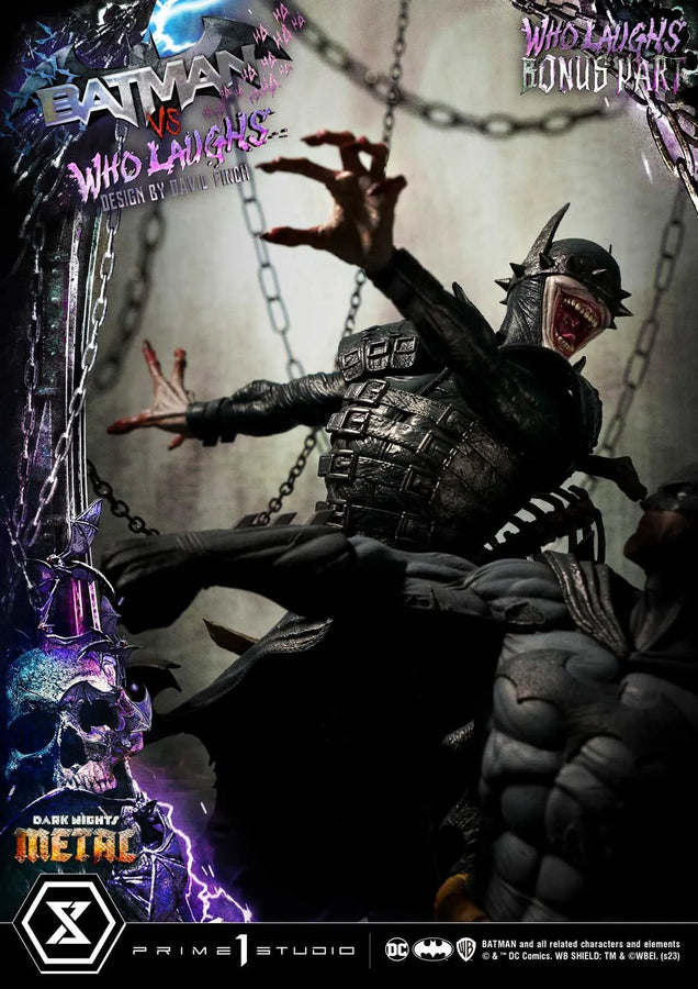 Batman vs Batman Who Laughs (Deluxe Bonus Version) - LIMITED EDITION: 30 (Deluxe Bonus Version) – Prime 1 Studio – ActionFigure Brasil