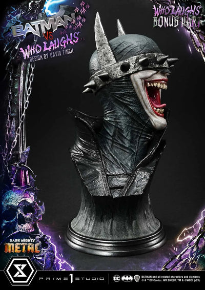 Batman vs Batman Who Laughs (Deluxe Bonus Version) - LIMITED EDITION: 30 (Deluxe Bonus Version) – Prime 1 Studio – ActionFigure Brasil — ângulo diferente