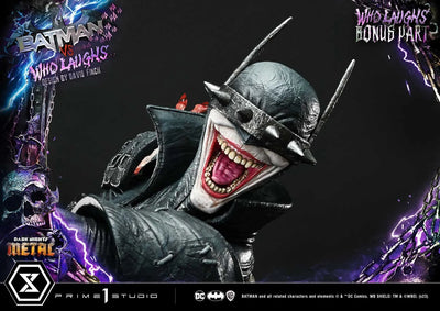 Batman vs Batman Who Laughs (Deluxe Bonus Version) - LIMITED EDITION: 30 (Deluxe Bonus Version) – Prime 1 Studio – ActionFigure Brasil — ambientada