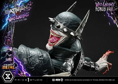 Batman vs Batman Who Laughs (Deluxe Bonus Version) - LIMITED EDITION: 30 (Deluxe Bonus Version) – Prime 1 Studio – ActionFigure Brasil — iluminação de estúdio
