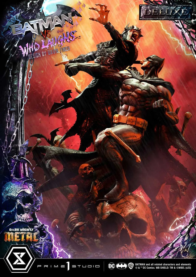 Batman vs Batman Who Laughs (Deluxe Version) - LIMITED EDITION: 30 (Deluxe Version) – Prime 1 Studio – ActionFigure Brasil