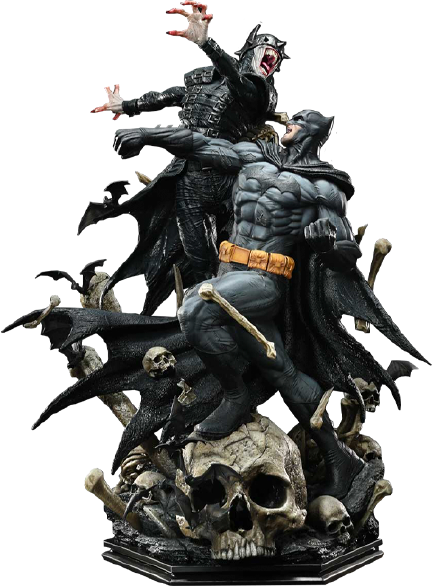 Batman vs Batman Who Laughs (Deluxe Version) - LIMITED EDITION: 30 (Deluxe Version) – Prime 1 Studio – ActionFigure Brasil