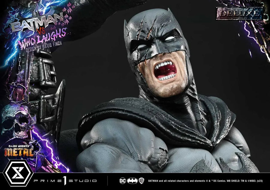Batman vs Batman Who Laughs (Deluxe Version) - LIMITED EDITION: 30 (Deluxe Version) – Prime 1 Studio – ActionFigure Brasil