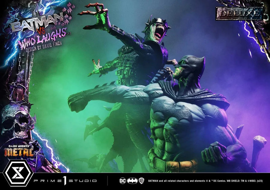 Batman vs Batman Who Laughs (Deluxe Version) - LIMITED EDITION: 30 (Deluxe Version) – Prime 1 Studio – ActionFigure Brasil