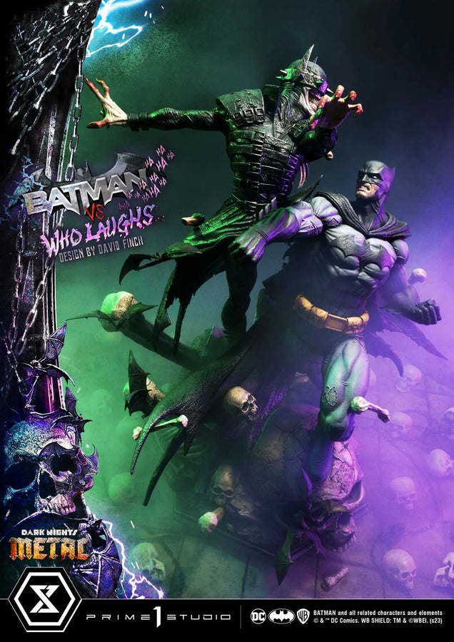 Batman vs Batman Who Laughs - LIMITED EDITION: 30 (Standard Version) – Prime 1 Studio – ActionFigure Brasil