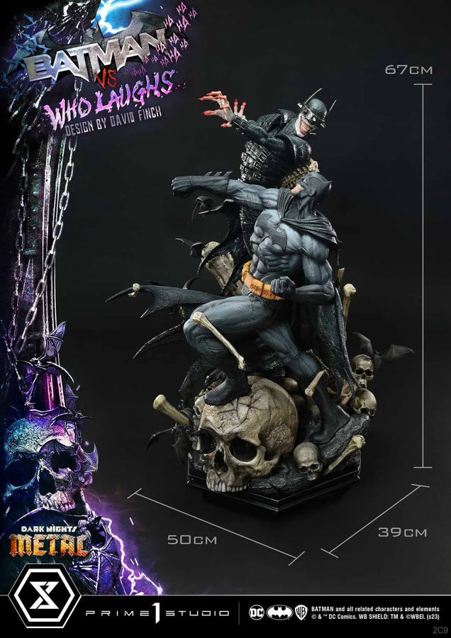 Batman vs Batman Who Laughs - LIMITED EDITION: 30 (Standard Version) – Prime 1 Studio – ActionFigure Brasil