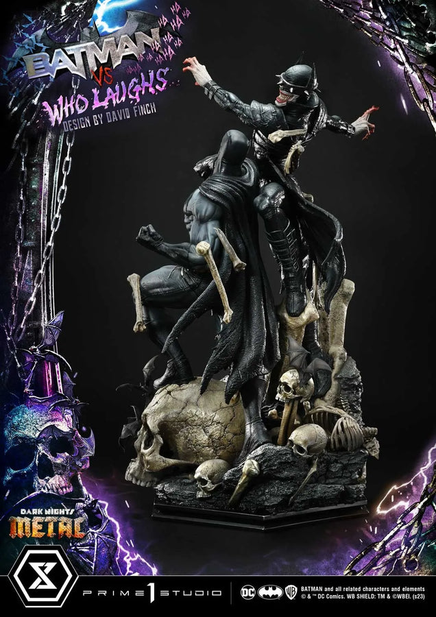Batman vs Batman Who Laughs - LIMITED EDITION: 30 (Standard Version) – Prime 1 Studio – ActionFigure Brasil