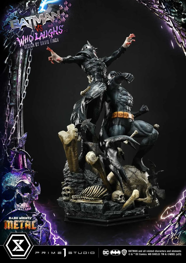 Batman vs Batman Who Laughs - LIMITED EDITION: 30 (Standard Version) – Prime 1 Studio – ActionFigure Brasil
