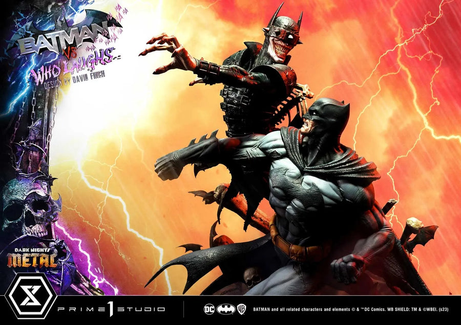 Batman vs Batman Who Laughs - LIMITED EDITION: 30 (Standard Version) – Prime 1 Studio – ActionFigure Brasil