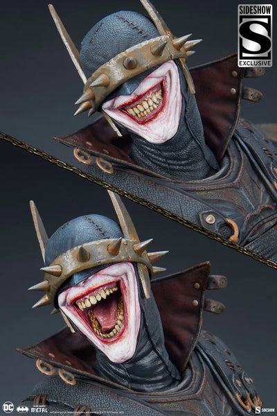 Batman Who Laughs - LIMITED EDITION: 4500 (Exclusive) – Sideshow Collectibles – ActionFigure Brasil — iluminação de estúdio