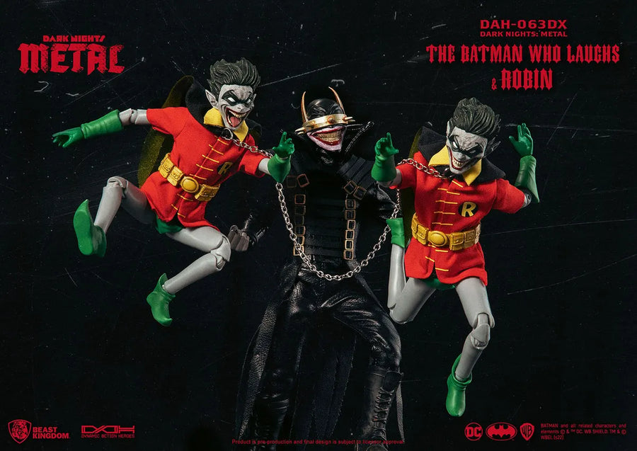 Batman Who Laughs & Robin - LIMITED EDITION: 720 – Beast Kingdom – ActionFigure Brasil