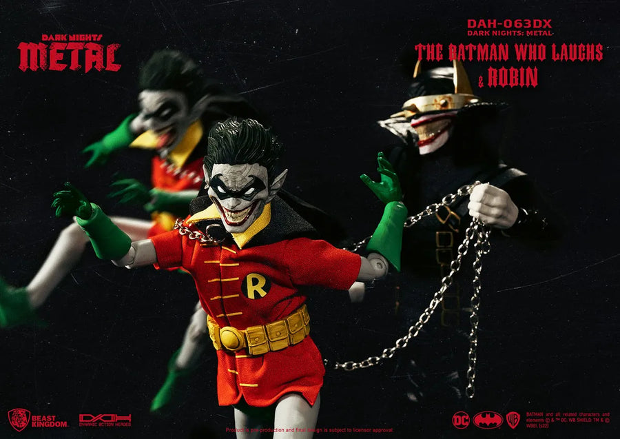Batman Who Laughs & Robin - LIMITED EDITION: 720 – Beast Kingdom – ActionFigure Brasil