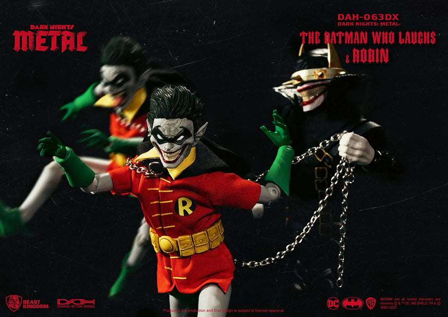 Batman Who Laughs & Robin - LIMITED EDITION: 720 – Beast Kingdom – ActionFigure Brasil