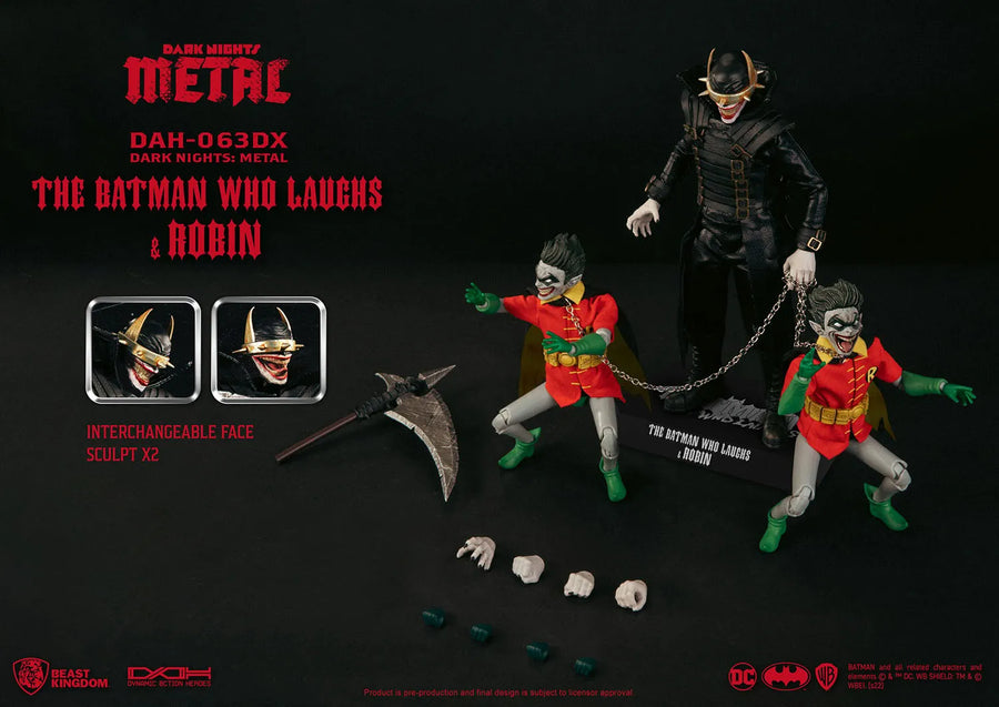 Batman Who Laughs & Robin - LIMITED EDITION: 720 – Beast Kingdom – ActionFigure Brasil
