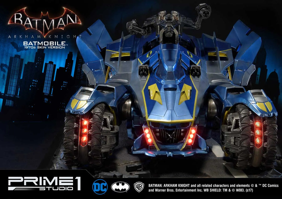 Batmobile (1970's skin Version) Batman: Arkham Knight – Prime1Studio – ActionFigure Brasil
