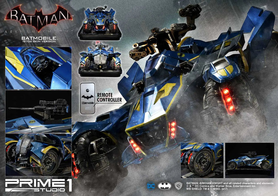 Batmobile (1970's skin Version) Batman: Arkham Knight – Prime1Studio – ActionFigure Brasil