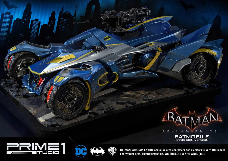 Batmobile (1970's skin Version) Batman: Arkham Knight – Prime1Studio – ActionFigure Brasil