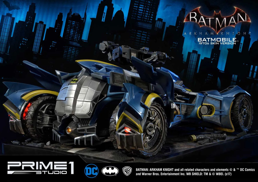 Batmobile (1970's skin Version) Batman: Arkham Knight – Prime1Studio – ActionFigure Brasil