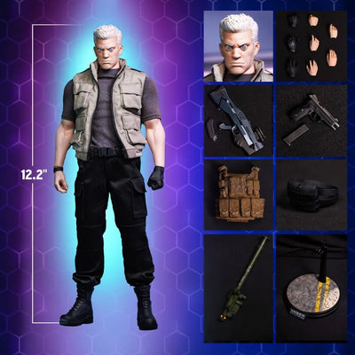 Batou – Damtoys – ActionFigure Brasil — detalhe do produto