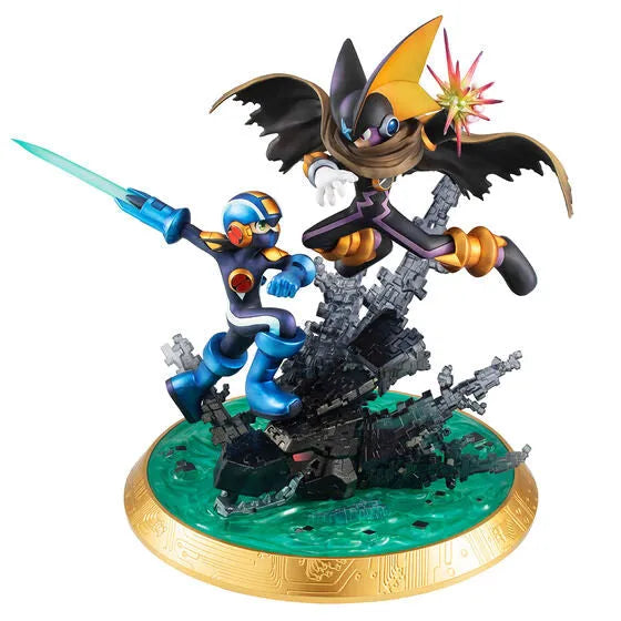 Battle Network Rockman EXE - Rockman.exe - Forte.EXE - Rockman.EXE - Game Characters Collection DX - Ver.1.5 (MegaHouse) [Shop Exclusive]ㅤ – MegaHouse – ActionFigureBrasil