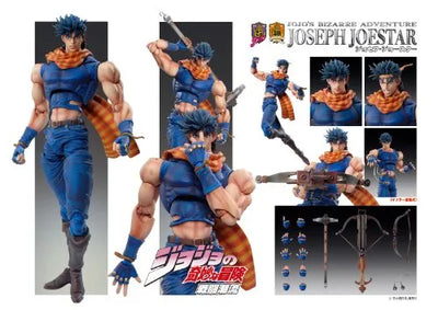 Battle Tendency - Jojo no Kimyou na Bouken - Joseph Joestar - Super Action Statue #30 (Medicos Entertainment)ㅤ – Medicos Entertainment – ActionFigureBrasil — acessórios