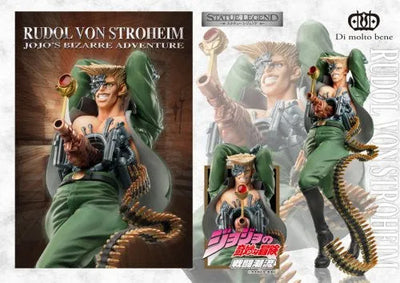 Battle Tendency - Jojo no Kimyou na Bouken - Rudol Von Stroheim - Statue Legend #41 (Di molto bene)ㅤ – Di Molto Bene – ActionFigure Brasil — ângulo diferente