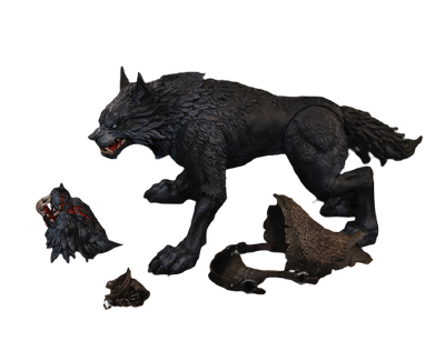 Battle Wolf - Iron Blade - Basic Edition - Black - 1/12 (D20studio)ㅤ – D20studio – ActionFigure Brasil