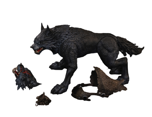 Battle Wolf - Iron Blade - Basic Edition - Black - 1/12 (D20studio)ㅤ – D20studio – ActionFigure Brasil