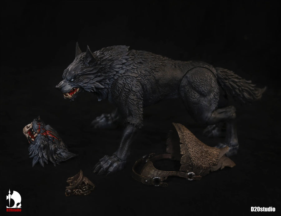 Battle Wolf - Iron Blade - Basic Edition - Black - 1/12 (D20studio)ㅤ – D20studio – ActionFigure Brasil