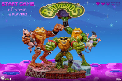 Battletoads Brawler Collection - LIMITED EDITION: 350 (Battletoads Brawler Set) – PCS – ActionFigure Brasil
