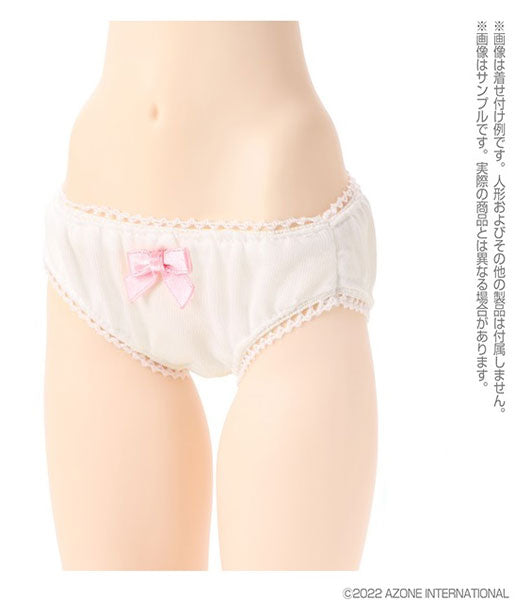 1/3 Scale's 45 Ribbon Lace Panties Pastel Pink x White (DOLL ACCESSORY)ㅤ