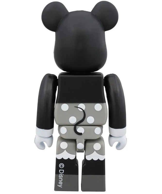 BE@RBRICK MICKEY MOUSE & MINNIE MOUSE 100% (B & W Ver.) 2 PACKㅤ – Gantaku – ActionFigureBrasil