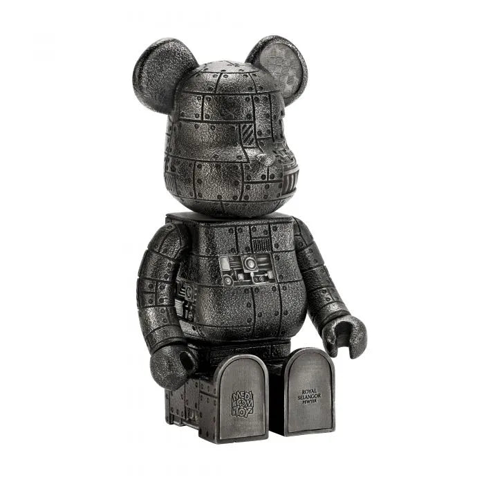 Be@rbrick Royal Selangor Steampunk Coal Black 400％ – Royal Selangor – ActionFigure Brasil