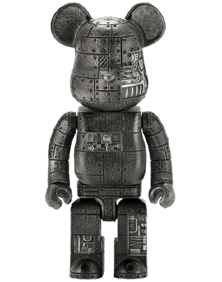 Be@rbrick Royal Selangor Steampunk Coal Black 400％ – Royal Selangor – ActionFigure Brasil