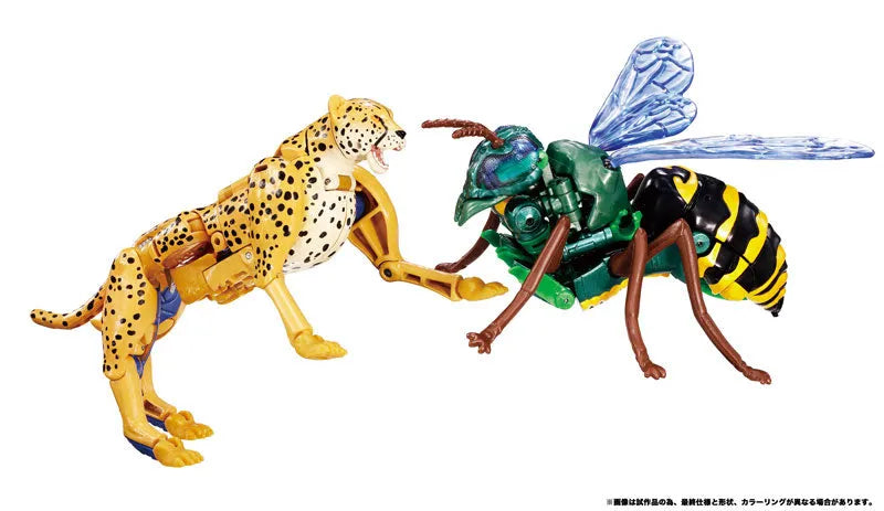 Beast Wars - Cheetus - Waspeeter - Deluxe Class - Transformers Beast Wars Again (BWVS-03) - Shunsoku no Taiketsu (Takara Tomy)ㅤ – Takara Tomy – ActionFigure Brasil