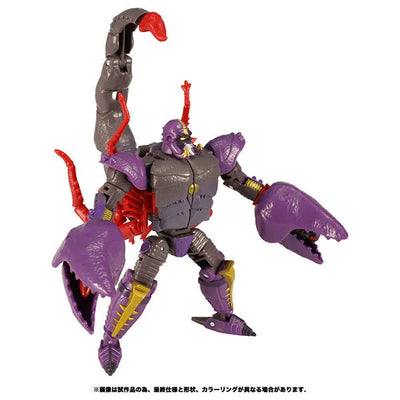 Beast Wars - Scorpos - Deluxe Class - Transformers Kingdom - KD-17 (Takara Tomy)ㅤ – Takara Tomy – ActionFigure Brasil — com base expositora