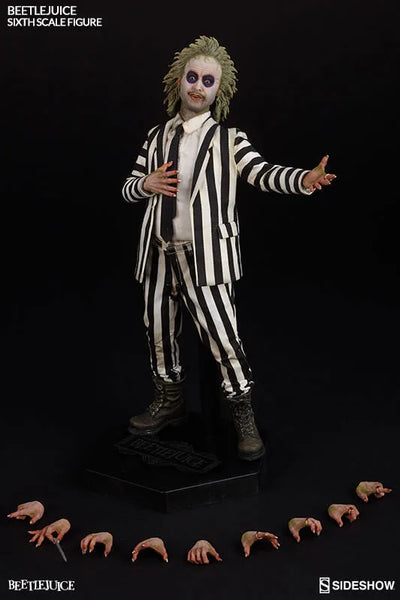 Beetlejuice 1/6 Scale Figure SideShow Sixth Scale Beetlejuiceㅤ – Sideshow Collectibles – ActionFigure Brasil — ambientada