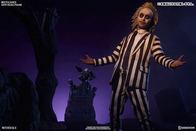 Beetlejuice 1/6 Scale Figure SideShow Sixth Scale Beetlejuiceㅤ – Sideshow Collectibles – ActionFigure Brasil