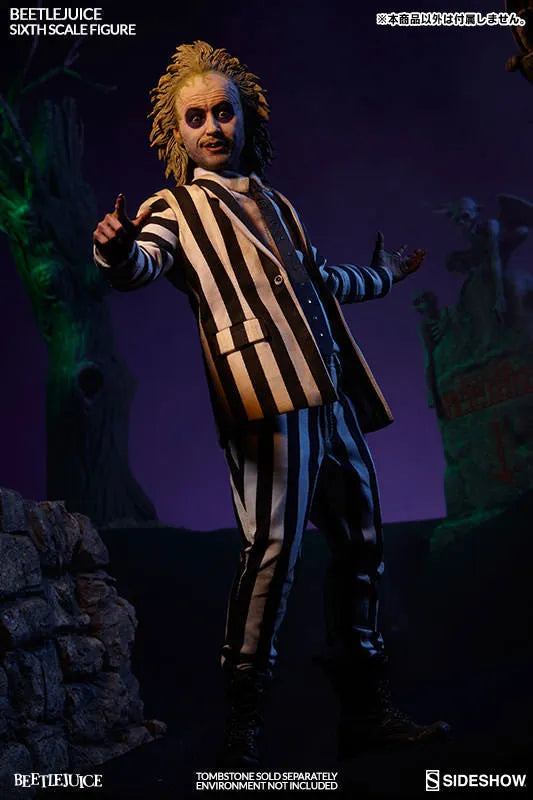 Beetlejuice 1/6 Scale Figure SideShow Sixth Scale Beetlejuiceㅤ – Sideshow Collectibles – ActionFigure Brasil