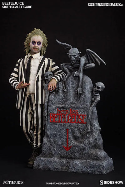 Beetlejuice 1/6 Scale Figure SideShow Sixth Scale Beetlejuiceㅤ – Sideshow Collectibles – ActionFigure Brasil — detalhe do produto