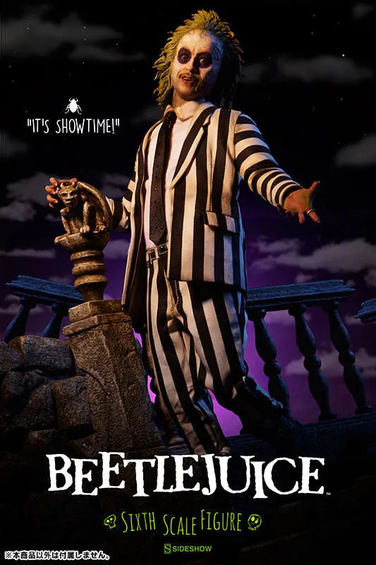 Beetlejuice 1/6 Scale Figure SideShow Sixth Scale Beetlejuiceㅤ – Sideshow Collectibles – ActionFigure Brasil