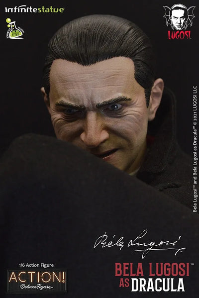 Bela Lugosi as Dracula - LIMITED EDITION: 500 (Standard Edition) – Infinite Statue – ActionFigure Brasil — com base expositora