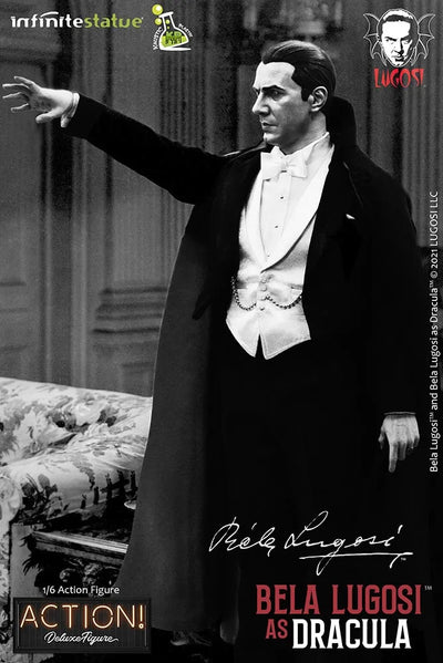 Bela Lugosi as Dracula - LIMITED EDITION: 500 (Standard Edition) – Infinite Statue – ActionFigure Brasil — acessórios