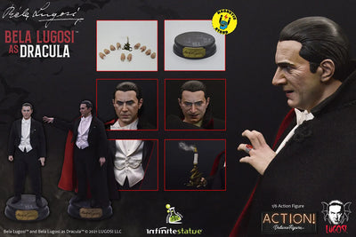 Bela Lugosi as Dracula - LIMITED EDITION: 500 (Standard Edition) – Infinite Statue – ActionFigure Brasil — embalagem